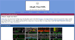 Desktop Screenshot of alephone.cebix.net